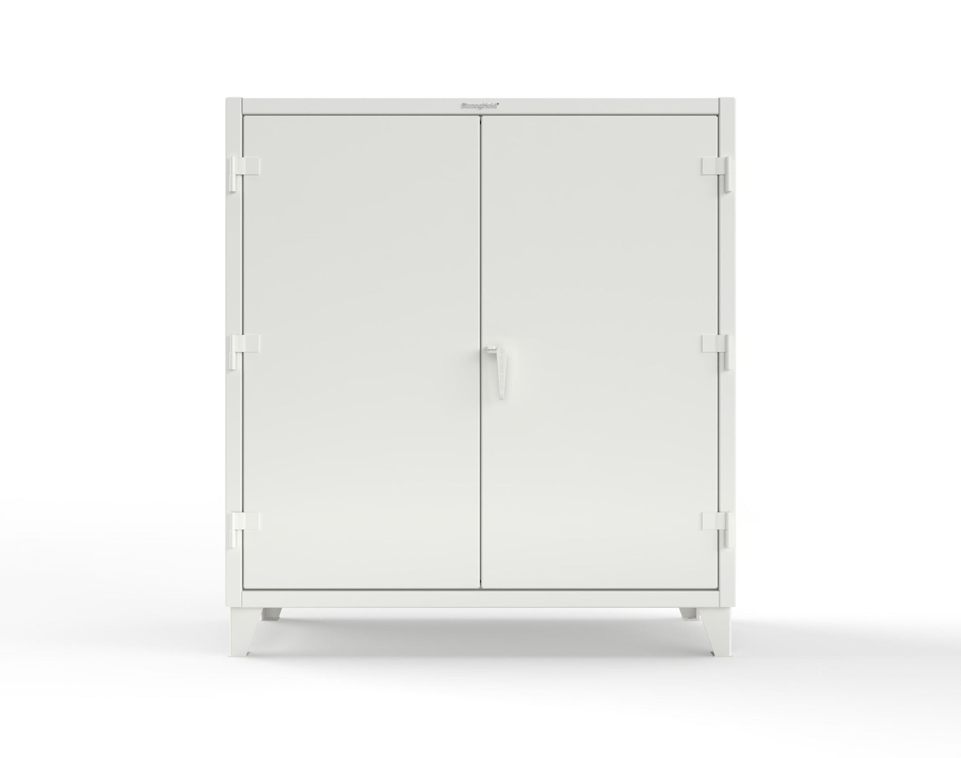 Extreme Duty 12 GA Uniform Cabinet with Hanger Rod, 1 Shelf - 60 In. W x 24 In. D x 66 In. H - 56-WR-241-9003