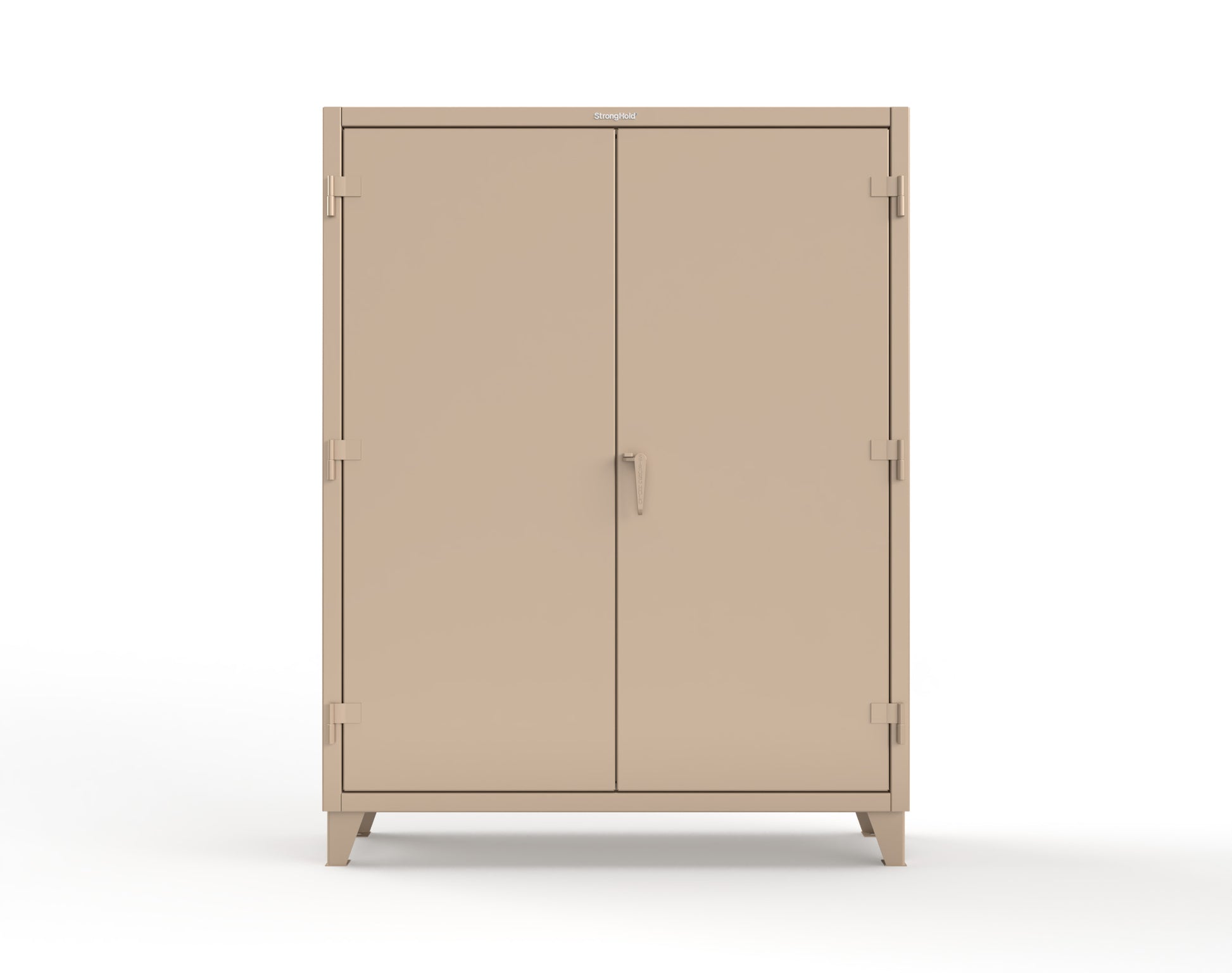 Extreme Duty 12 GA Cabinet with 99 Pigeonholes - 60 in. W x 16 in. D x 78 in. H - 56-1610-99OP-1019