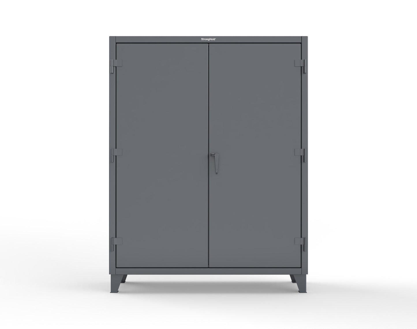Extreme Duty 12 GA Cabinet with 99 Pigeonholes - 60 in. W x 16 in. D x 78 in. H - 56-1610-99OP-7024