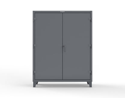 Extreme Duty 12 GA Cabinet with 99 Pigeonholes - 60 in. W x 16 in. D x 78 in. H - 56-1610-99OP-7024