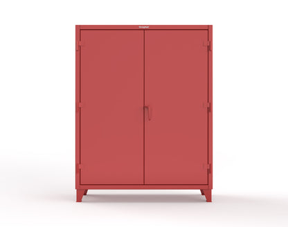 Extreme Duty 12 GA Cabinet with 99 Pigeonholes - 60 in. W x 16 in. D x 78 in. H - 56-1610-99OP-3001