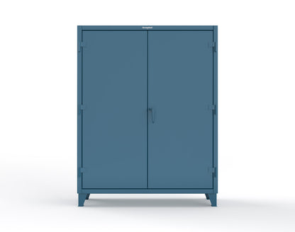 Extreme Duty 12 GA Cabinet with 99 Pigeonholes - 60 in. W x 16 in. D x 78 in. H - 56-1610-99OP-5001