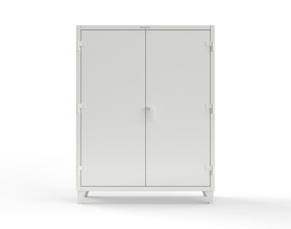 Extreme Duty 12 GA Cabinet with 99 Pigeonholes - 60 in. W x 16 in. D x 78 in. H - 56-1610-99OP-9003