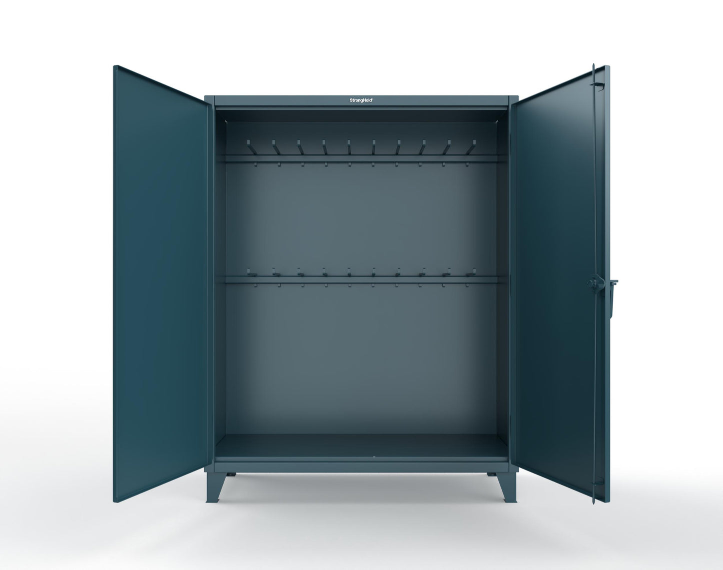 Extreme Duty 12 GA Rigging Cabinet with 20 Hooks - 60 In. W x 24 In. D x 78 In. H - 56-240-20-5001