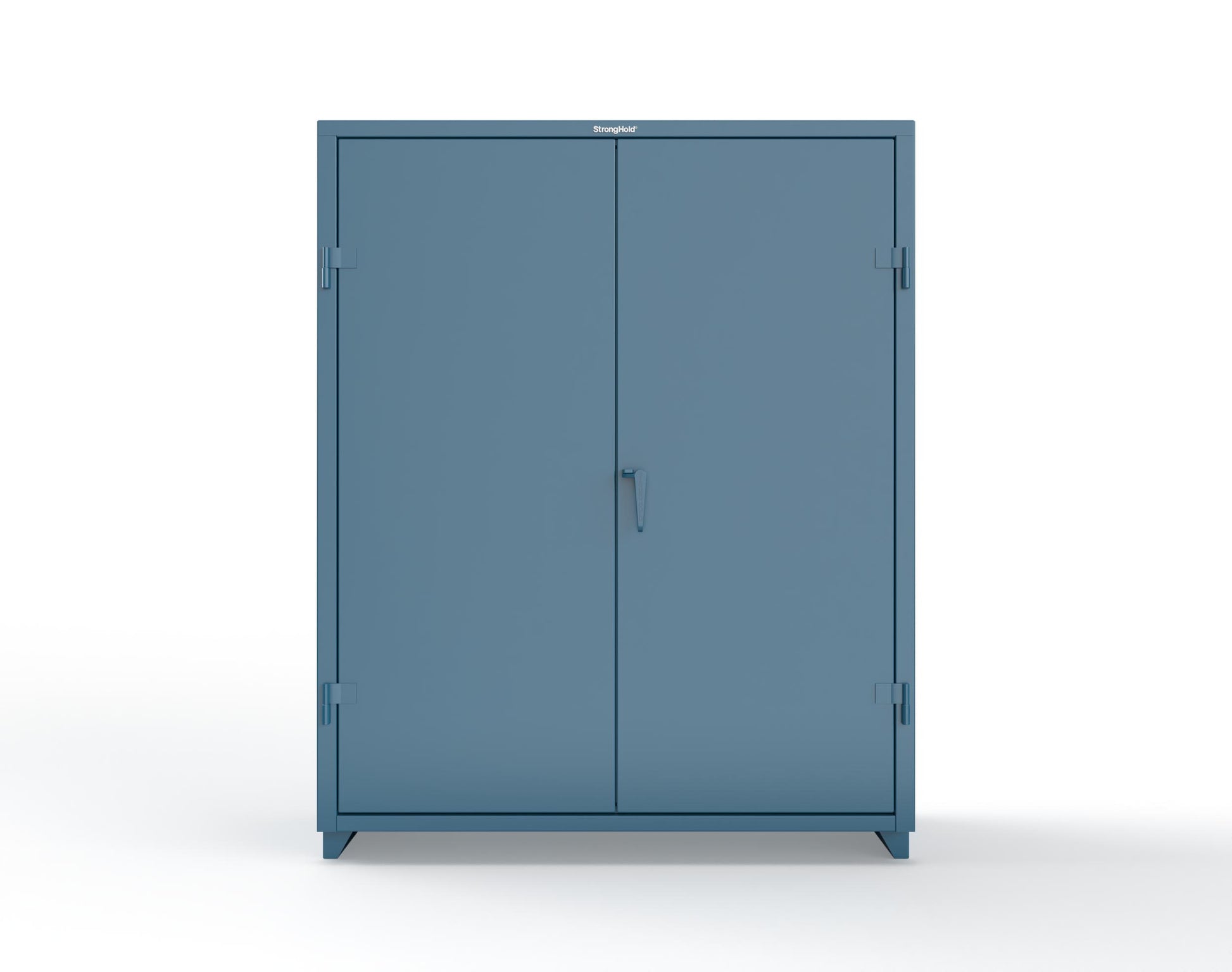 Extra Heavy Duty 14 GA Cabinet with 6 Half-Width Drawers, 3 Shelves - 60 In. W x 24 In. D x 75 In. H - 56-243-6/5DB-L-5001