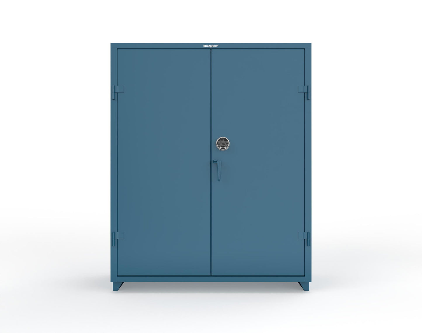 Extra Heavy Duty 14 GA Cabinet with 3 Shelves Secured by Electronic Lock with Digital Screen - 60 In. W x 24 In. D x 75 In. H - 56-243-AT-L-5001