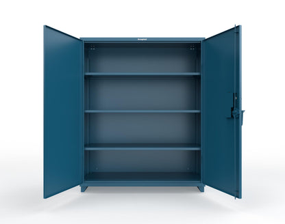 Extra Heavy Duty 14 GA Cabinet with 3 Shelves Secured by Electronic Lock with Digital Screen - 60 In. W x 24 In. D x 75 In. H - 56-243-AT-L-5001