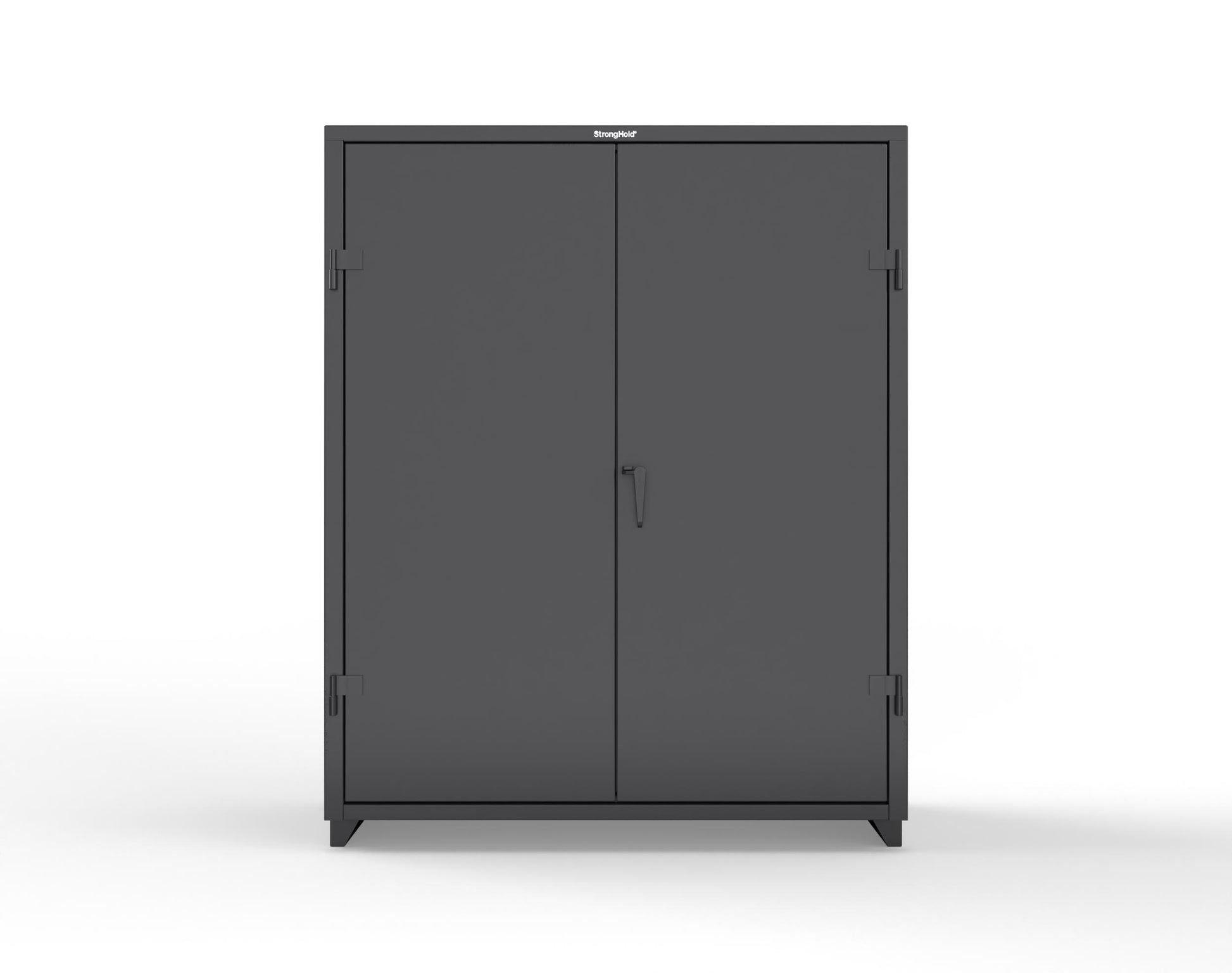 Extra Heavy Duty 14 GA Cabinet with 3 Shelves – 60 In. W x 24 In. D x 75 In. H - 56-243-L-9005