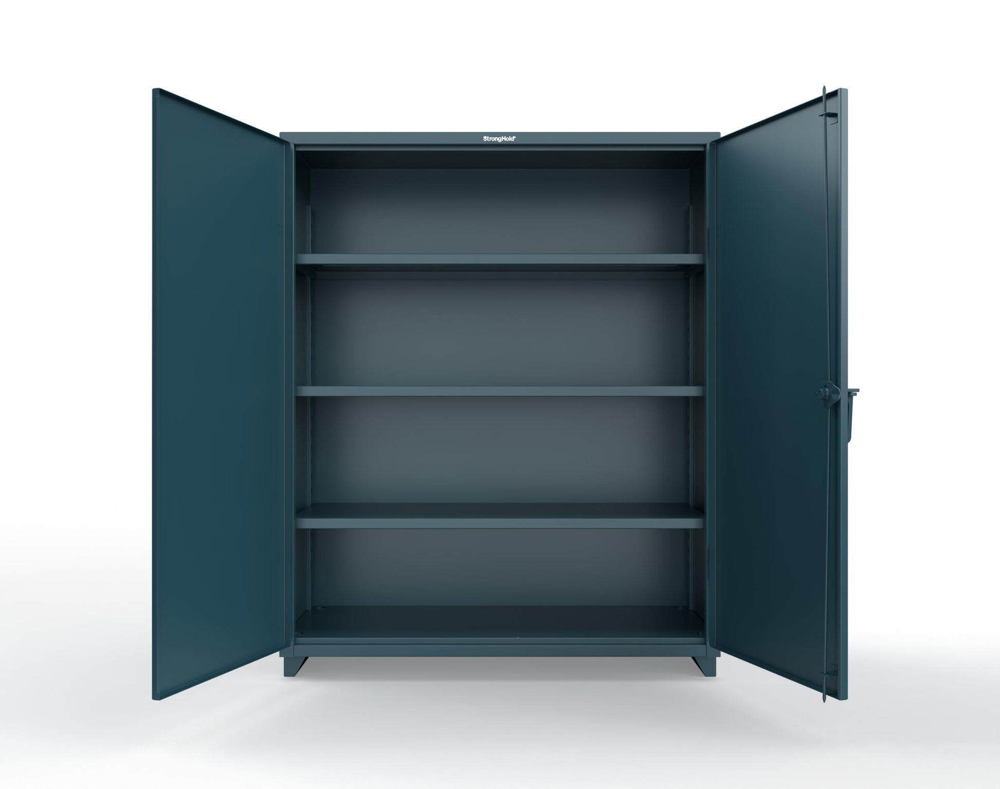 Extra Heavy Duty 14 GA Cabinet with 3 Shelves – 60 In. W x 24 In. D x 75 In. H - 56-243-L-5001