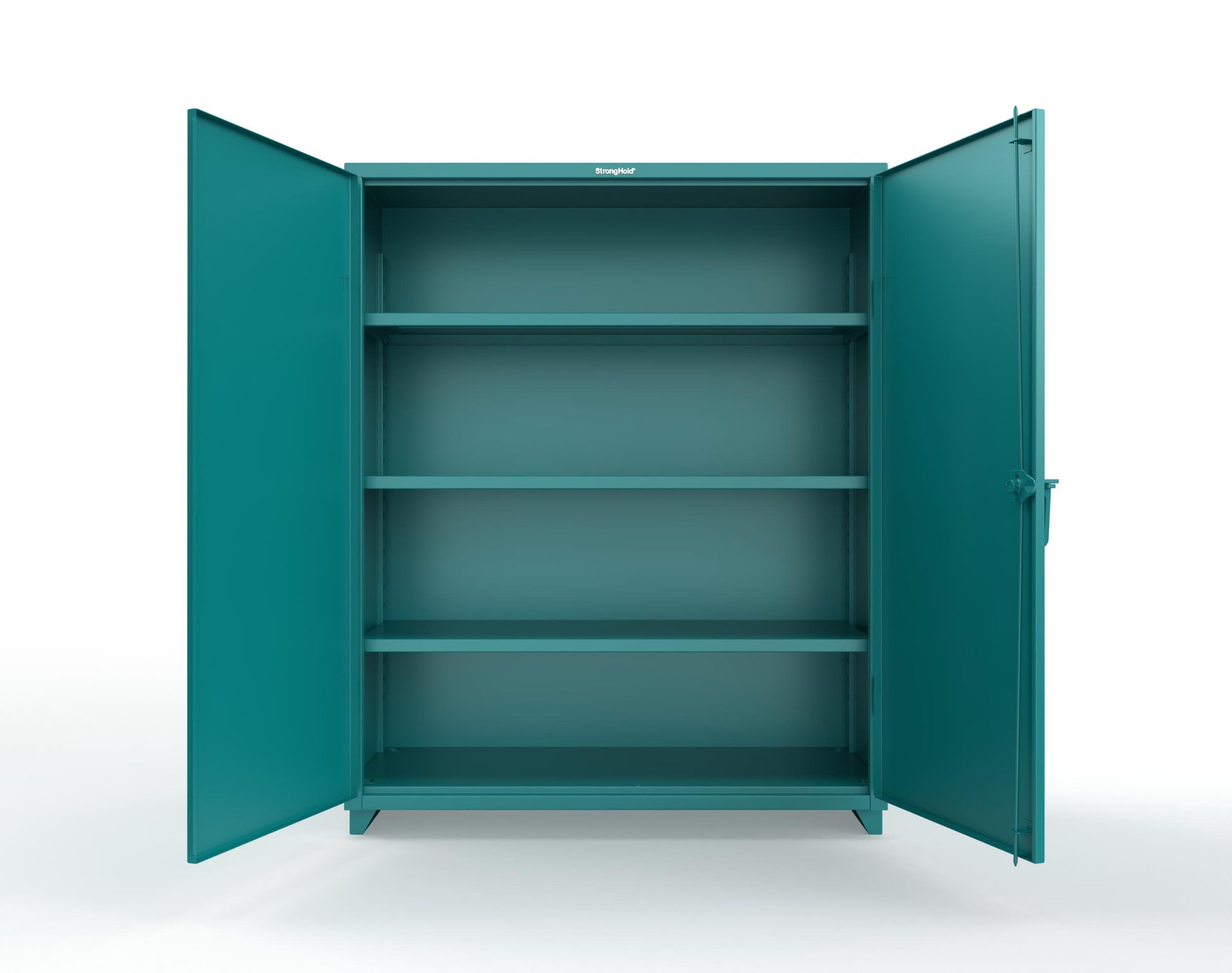 Extra Heavy Duty 14 GA Cabinet with 3 Shelves – 60 In. W x 24 In. D x 75 In. H - 56-243-L-5021