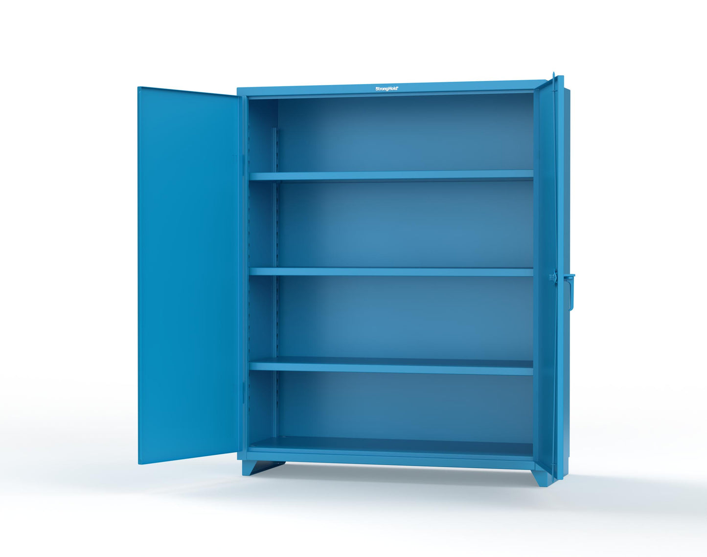 Extra Heavy Duty 14 GA Cabinet with 3 Shelves – 60 In. W x 24 In. D x 75 In. H - 56-243-L-5012