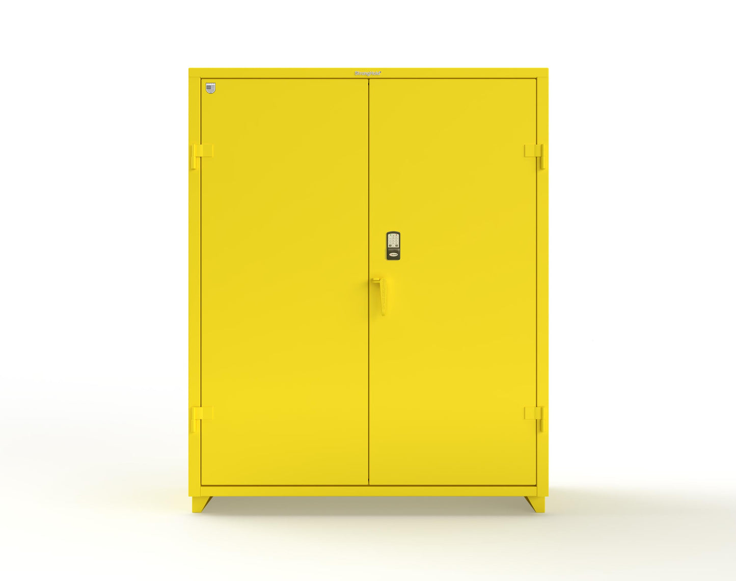 Extra Heavy Duty 14 GA Cabinet with 3 Shelves Secured by Electronic Lock & Card Reader (HID iClass) - 60 In. W x 24 In. D x 75 In. H - 56-243-PI-L-1021