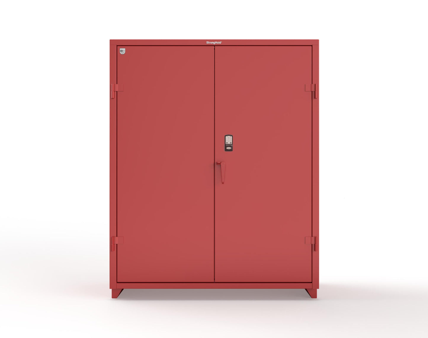Extra Heavy Duty 14 GA Cabinet with 3 Shelves Secured by Electronic Lock & Card Reader (HID iClass) - 60 In. W x 24 In. D x 75 In. H - 56-243-PI-L-3001