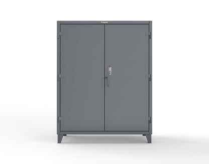 Extreme Duty 12 GA Cabinet with 4 Shelves Secured by Keyless Entry Lock - 60 In. W x 24 In. D x 78 In. H - 56-244-EK-7024