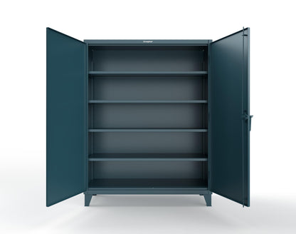 Extreme Duty 12 GA Cabinet with 4 Shelves Secured by Keyless Entry Lock - 60 In. W x 24 In. D x 78 In. H - 56-244-EK-5001