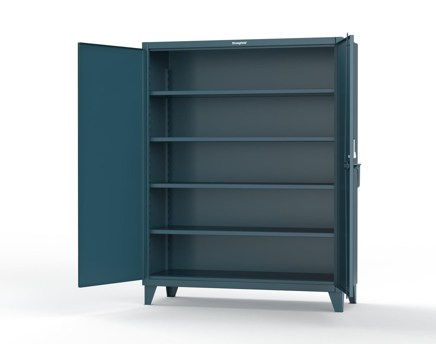 Extreme Duty 12 GA Cabinet with 4 Shelves Secured by Keyless Entry Lock - 60 In. W x 24 In. D x 78 In. H - 56-244-EK-5001