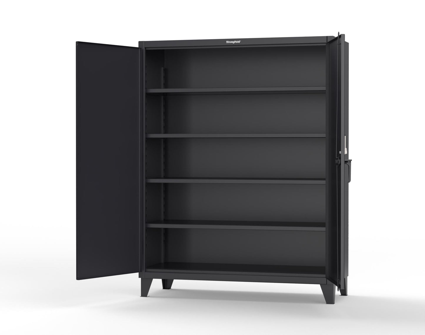 Extreme Duty 12 GA Cabinet with 4 Shelves Secured by Keyless Entry Lock - 60 In. W x 24 In. D x 78 In. H - 56-244-EK-9005