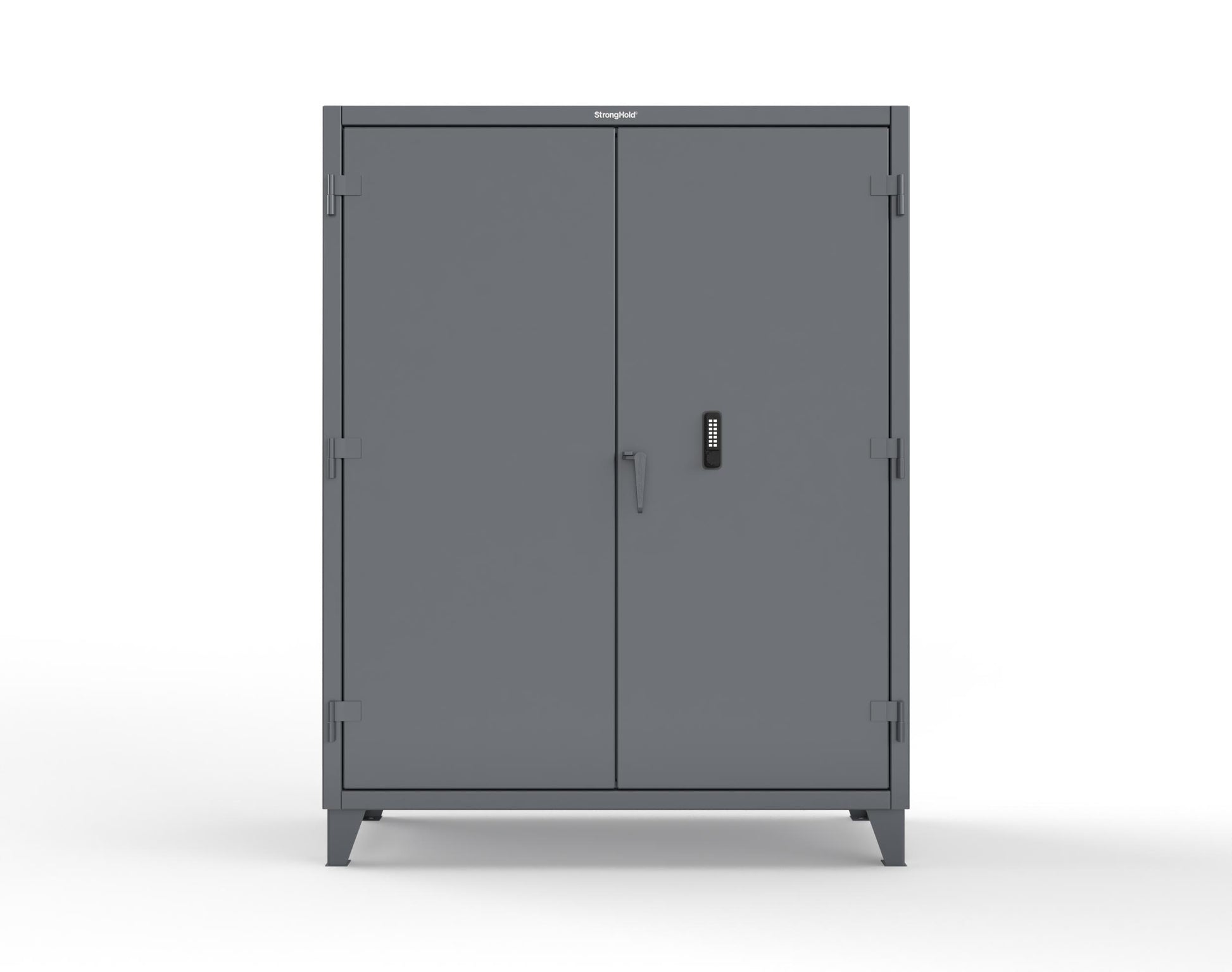 Extreme Duty 12 GA Cabinet with Keypad, 4 Shelves - 60 In. W x 24 In. D x 78 In. H - 56-244-KP-7024