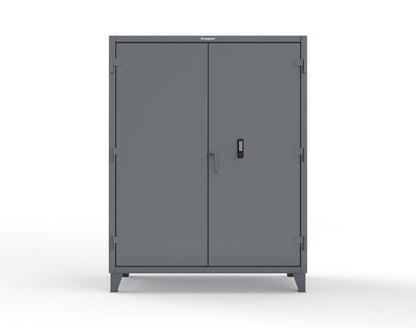 Extreme Duty 12 GA Cabinet with Keypad, 4 Shelves - 60 In. W x 24 In. D x 78 In. H - 56-244-KP-7024