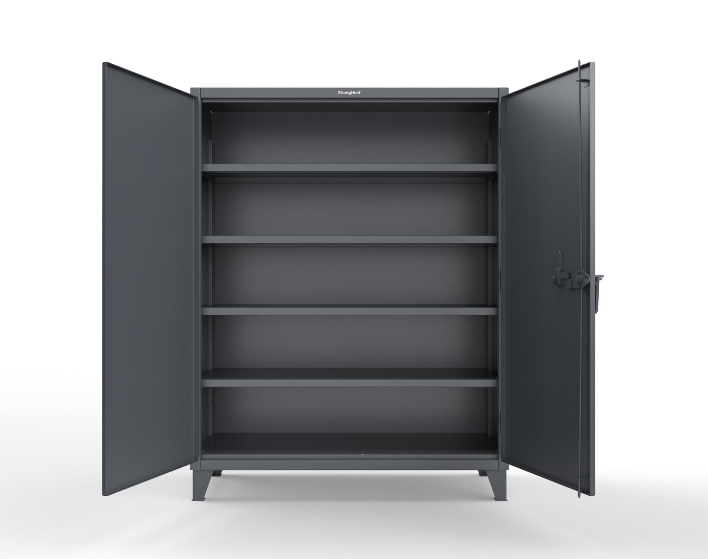 Extreme Duty 12 GA Cabinet with Keypad, 4 Shelves - 60 In. W x 24 In. D x 78 In. H - 56-244-KP-7024