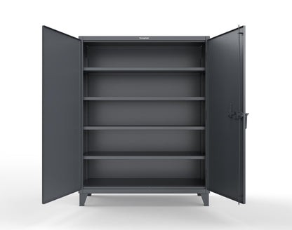 Extreme Duty 12 GA Cabinet with Keypad, 4 Shelves - 60 In. W x 24 In. D x 78 In. H - 56-244-KP-7024