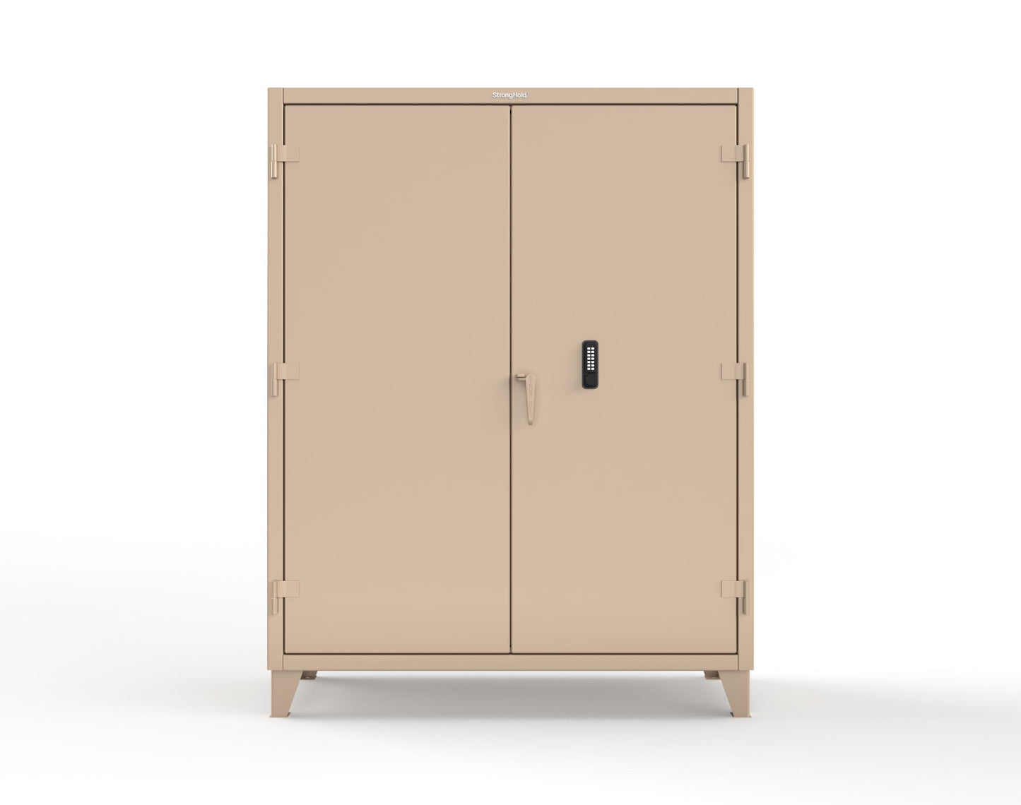 Extreme Duty 12 GA Cabinet with Keypad, 4 Shelves - 60 In. W x 24 In. D x 78 In. H - 56-244-KP-1019
