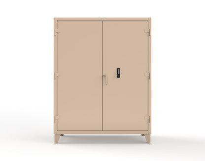 Extreme Duty 12 GA Cabinet with Keypad, 4 Shelves - 60 In. W x 24 In. D x 78 In. H - 56-244-KP-1019