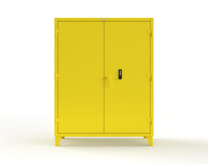 Extreme Duty 12 GA Cabinet with Keypad, 4 Shelves - 60 In. W x 24 In. D x 78 In. H - 56-244-KP-1021