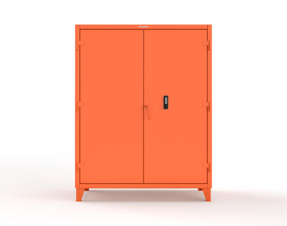 Extreme Duty 12 GA Cabinet with Keypad, 4 Shelves - 60 In. W x 24 In. D x 78 In. H - 56-244-KP-2009