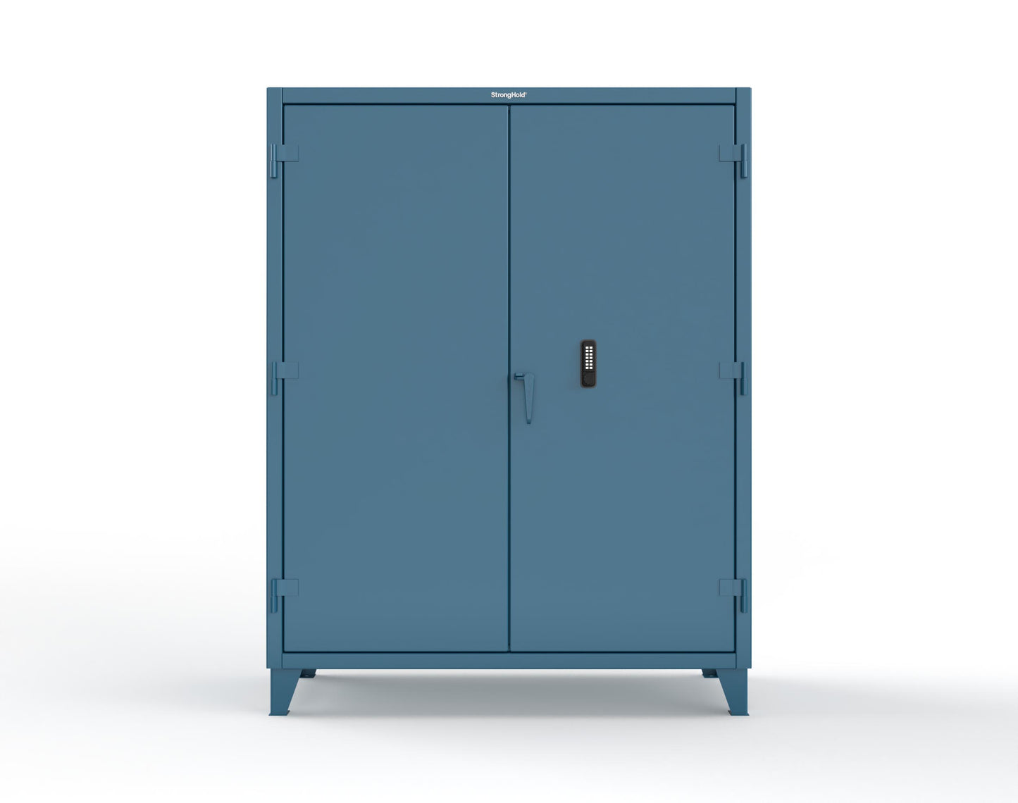 Extreme Duty 12 GA Cabinet with Keypad, 4 Shelves - 60 In. W x 24 In. D x 78 In. H - 56-244-KP-5001