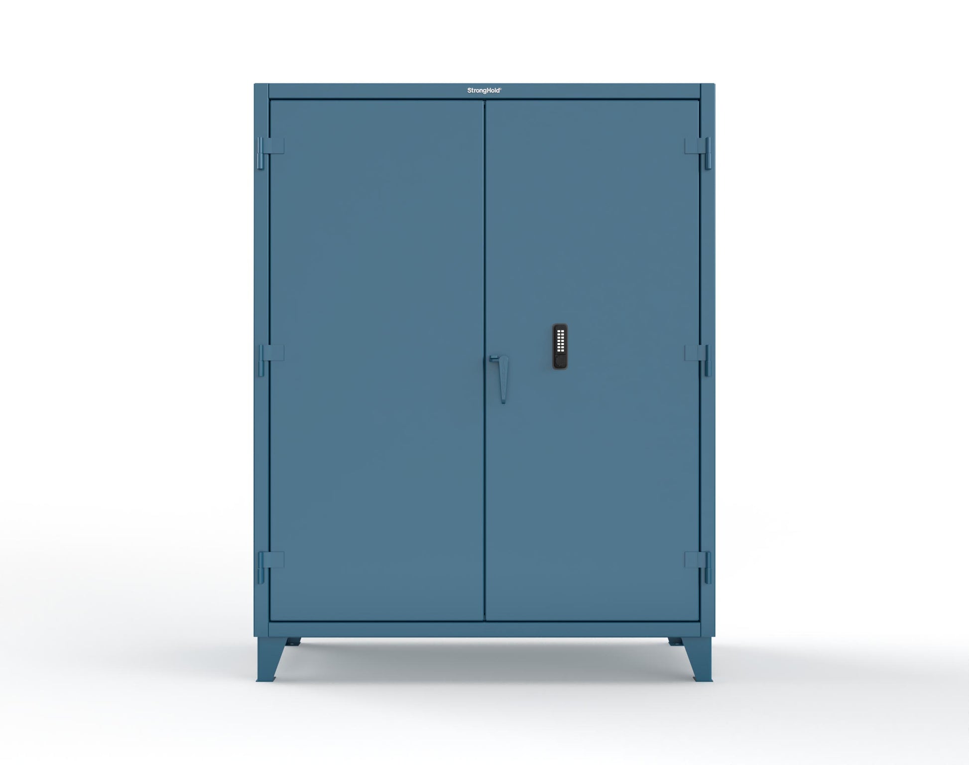 Extreme Duty 12 GA Cabinet with Keypad, 4 Shelves - 60 In. W x 24 In. D x 78 In. H - 56-244-KP-5001
