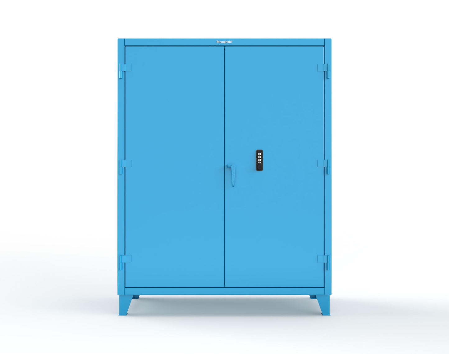 Extreme Duty 12 GA Cabinet with Keypad, 4 Shelves - 60 In. W x 24 In. D x 78 In. H - 56-244-KP-5012