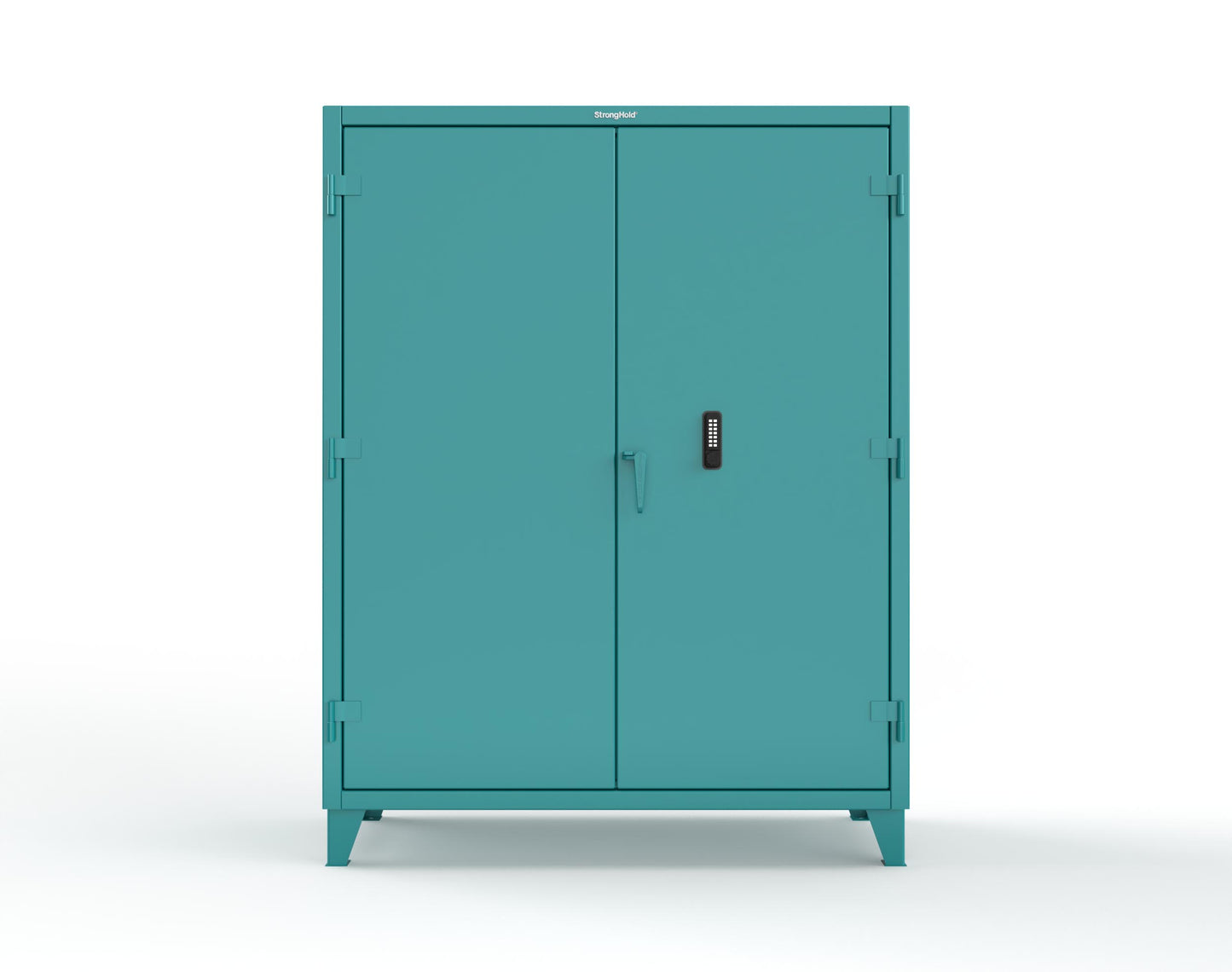 Extreme Duty 12 GA Cabinet with Keypad, 4 Shelves - 60 In. W x 24 In. D x 78 In. H - 56-244-KP-5021