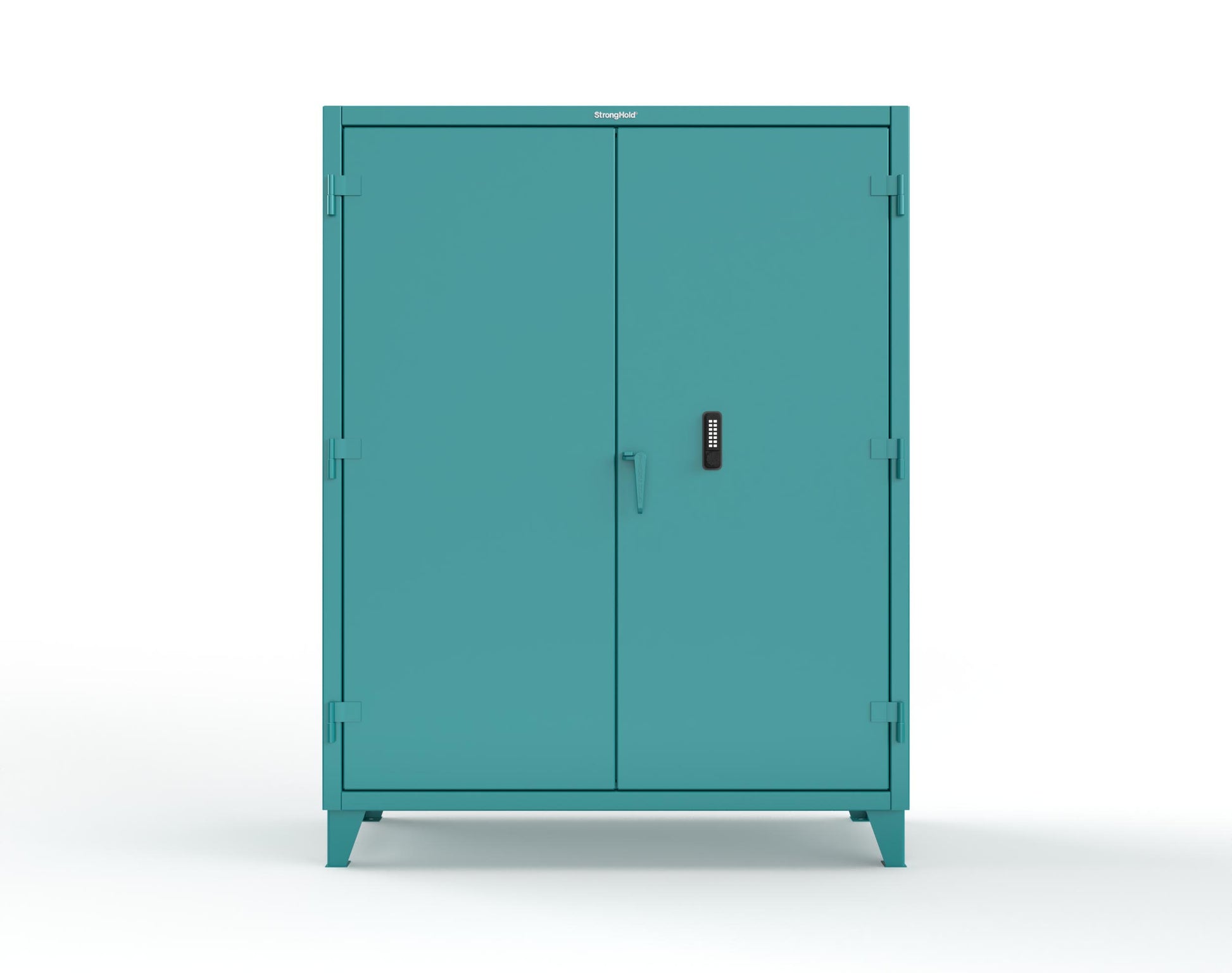 Extreme Duty 12 GA Cabinet with Keypad, 4 Shelves - 60 In. W x 24 In. D x 78 In. H - 56-244-KP-5021