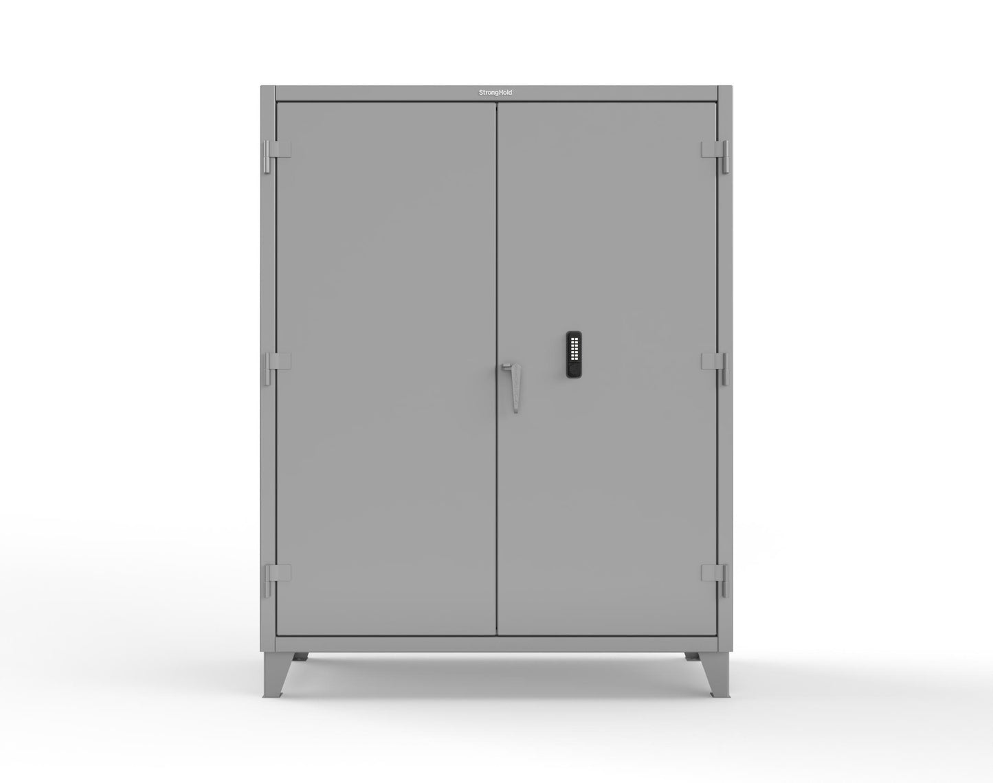 Extreme Duty 12 GA Cabinet with Keypad, 4 Shelves - 60 In. W x 24 In. D x 78 In. H - 56-244-KP-7037
