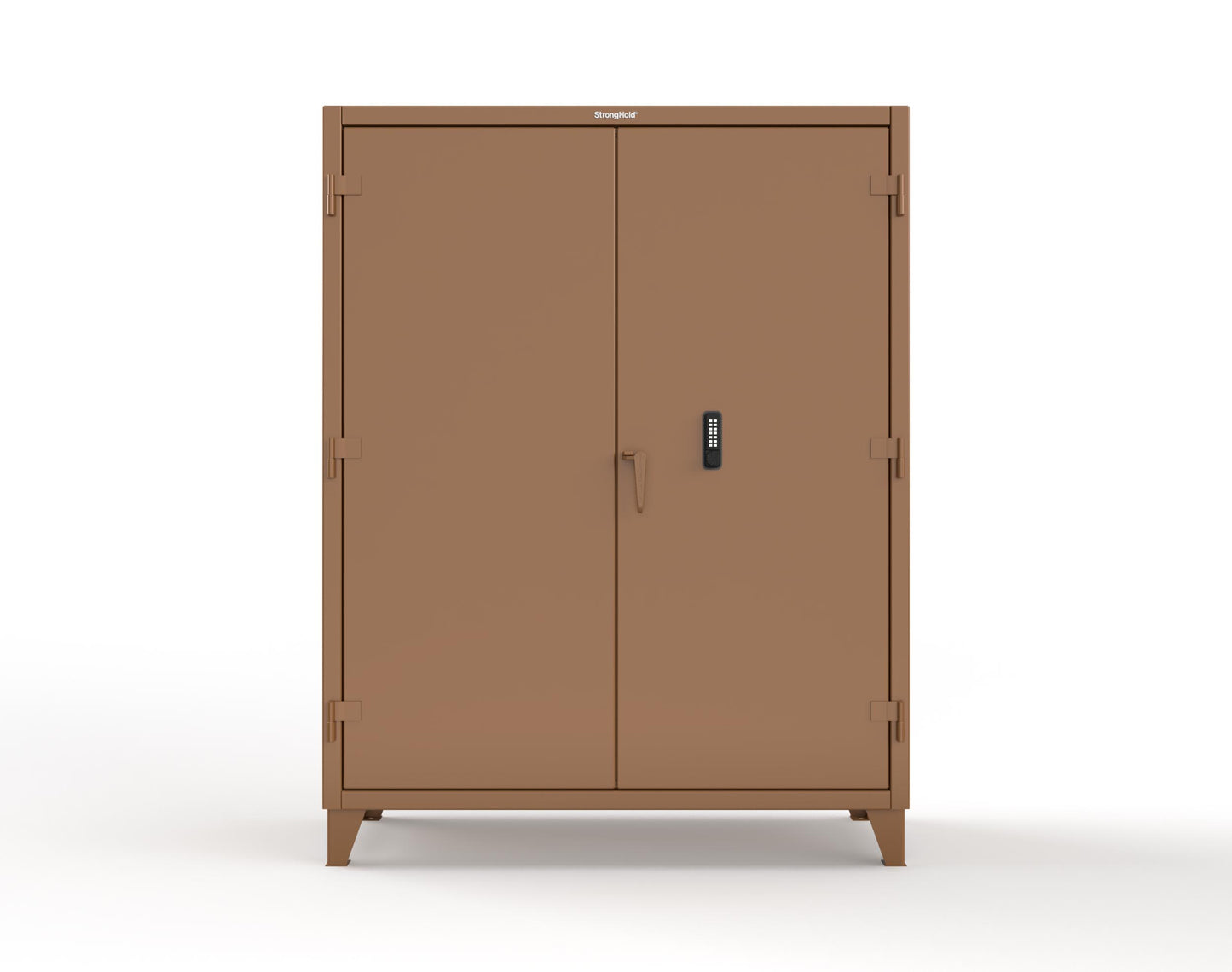 Extreme Duty 12 GA Cabinet with Keypad, 4 Shelves - 60 In. W x 24 In. D x 78 In. H - 56-244-KP-8008