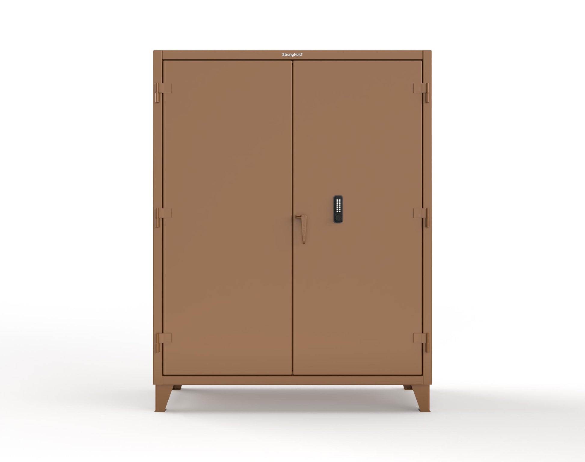 Extreme Duty 12 GA Cabinet with Keypad, 4 Shelves - 60 In. W x 24 In. D x 78 In. H - 56-244-KP-8008