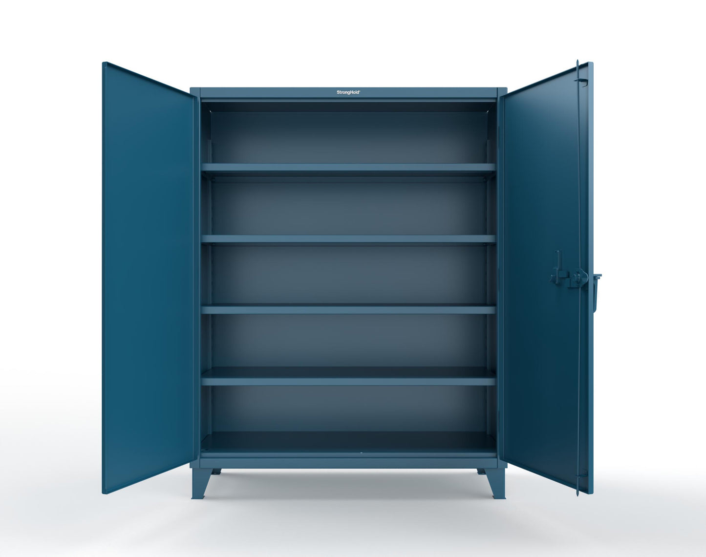 Extreme Duty 12 GA Cabinet with Keypad, 4 Shelves - 60 In. W x 24 In. D x 78 In. H - 56-244-KP-5001