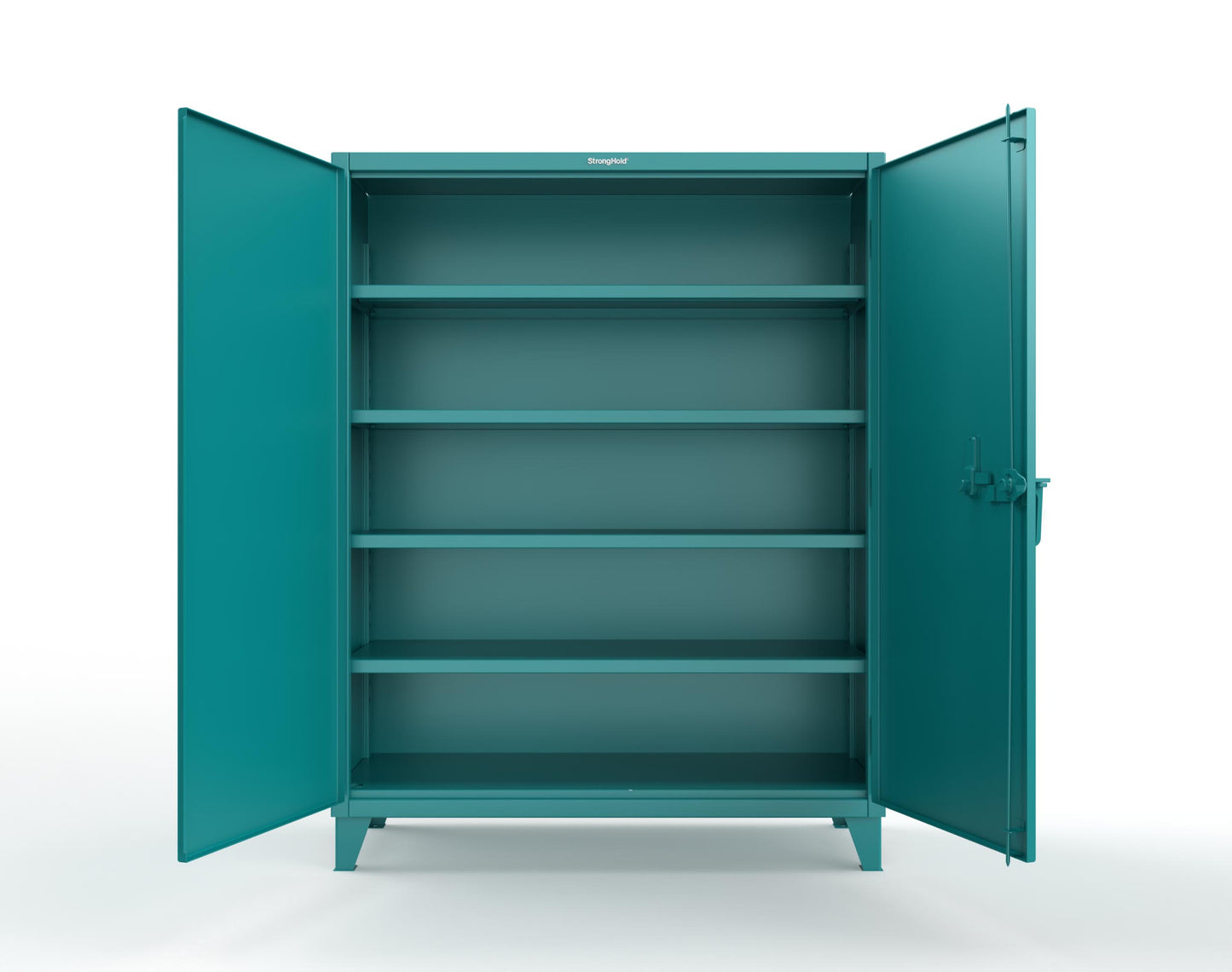Extreme Duty 12 GA Cabinet with Keypad, 4 Shelves - 60 In. W x 24 In. D x 78 In. H - 56-244-KP-5021