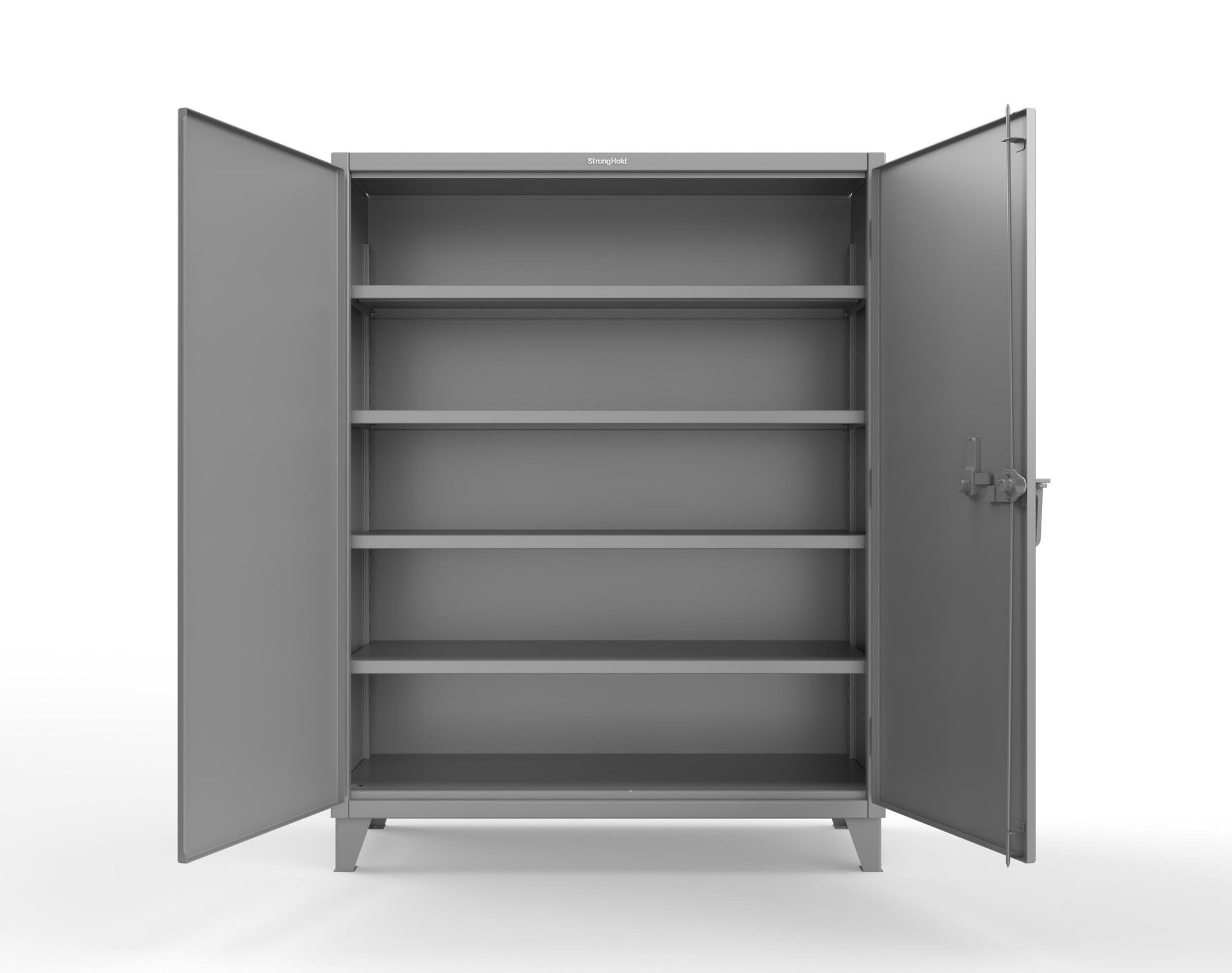 Extreme Duty 12 GA Cabinet with Keypad, 4 Shelves - 60 In. W x 24 In. D x 78 In. H - 56-244-KP-7037