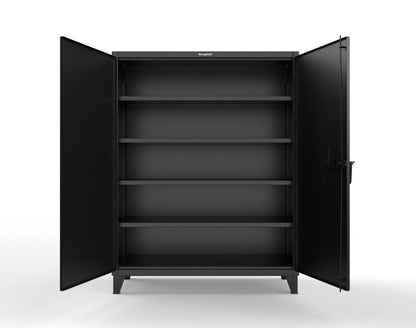 Extreme Duty 12 GA Cabinet with Keypad, 4 Shelves - 60 In. W x 24 In. D x 78 In. H - 56-244-KP-9005
