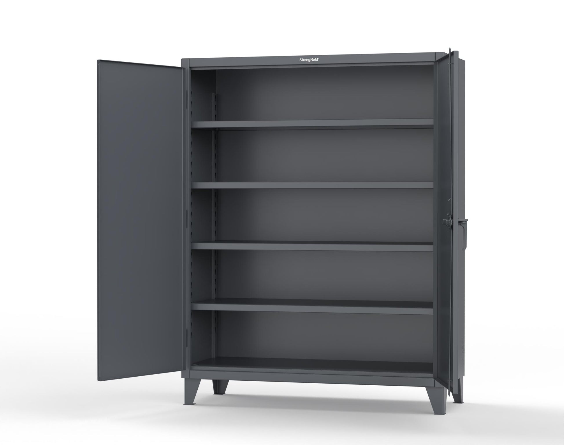 Extreme Duty 12 GA Cabinet with Keypad, 4 Shelves - 60 In. W x 24 In. D x 78 In. H - 56-244-KP-7024