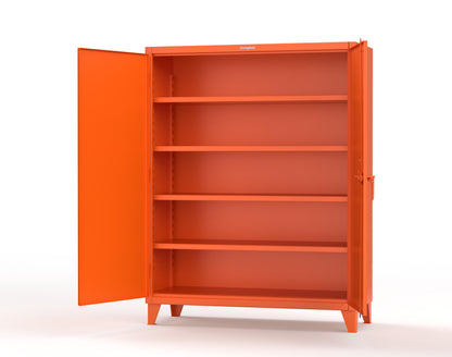 Extreme Duty 12 GA Cabinet with Keypad, 4 Shelves - 60 In. W x 24 In. D x 78 In. H - 56-244-KP-2009