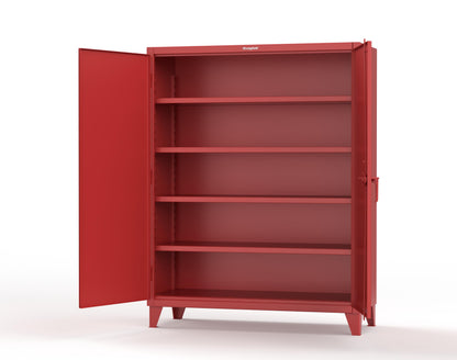 Extreme Duty 12 GA Cabinet with Keypad, 4 Shelves - 60 In. W x 24 In. D x 78 In. H - 56-244-KP-3001