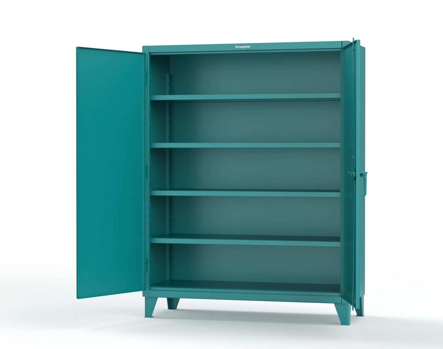 Extreme Duty 12 GA Cabinet with Keypad, 4 Shelves - 60 In. W x 24 In. D x 78 In. H - 56-244-KP-5021
