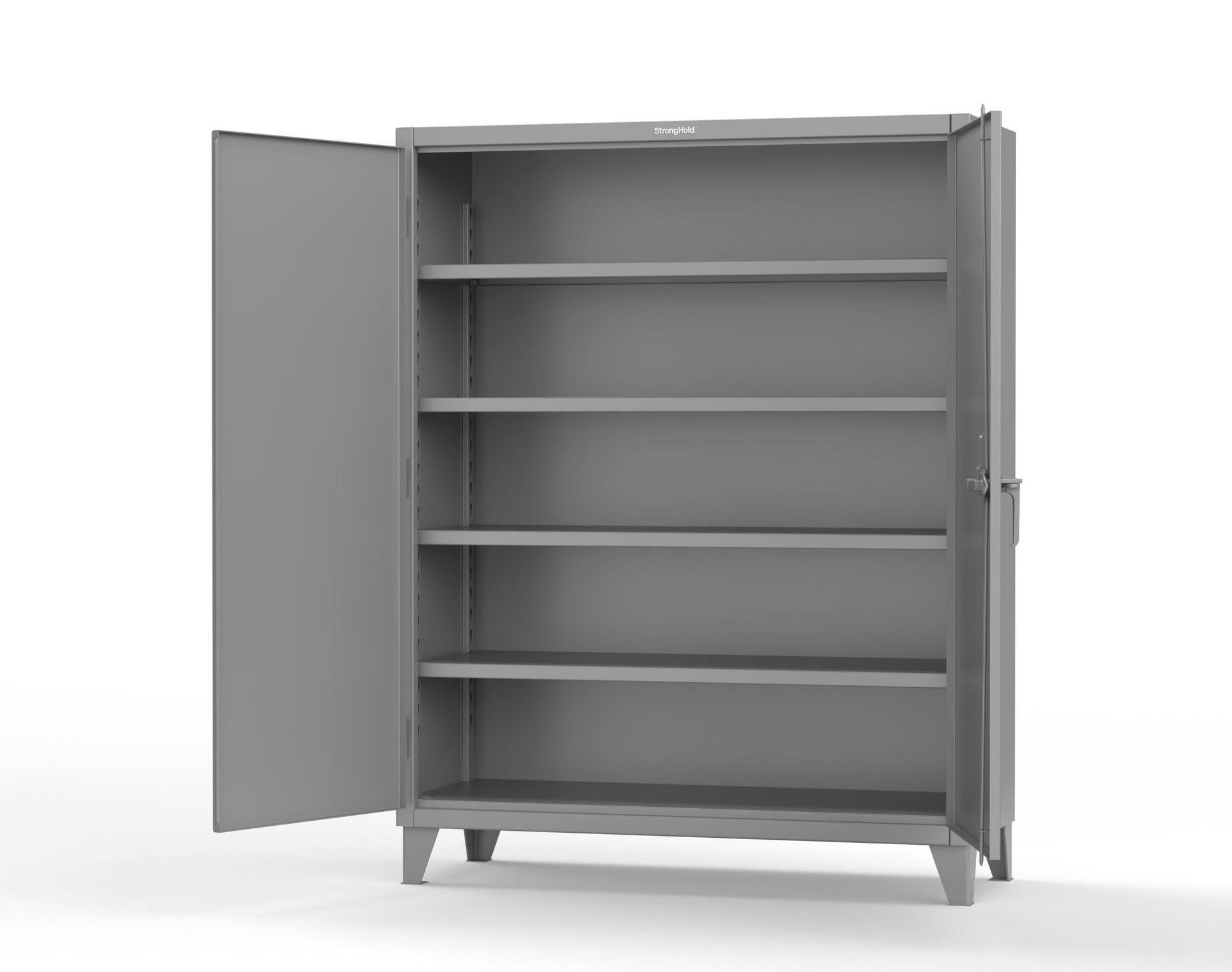 Extreme Duty 12 GA Cabinet with Keypad, 4 Shelves - 60 In. W x 24 In. D x 78 In. H - 56-244-KP-7037