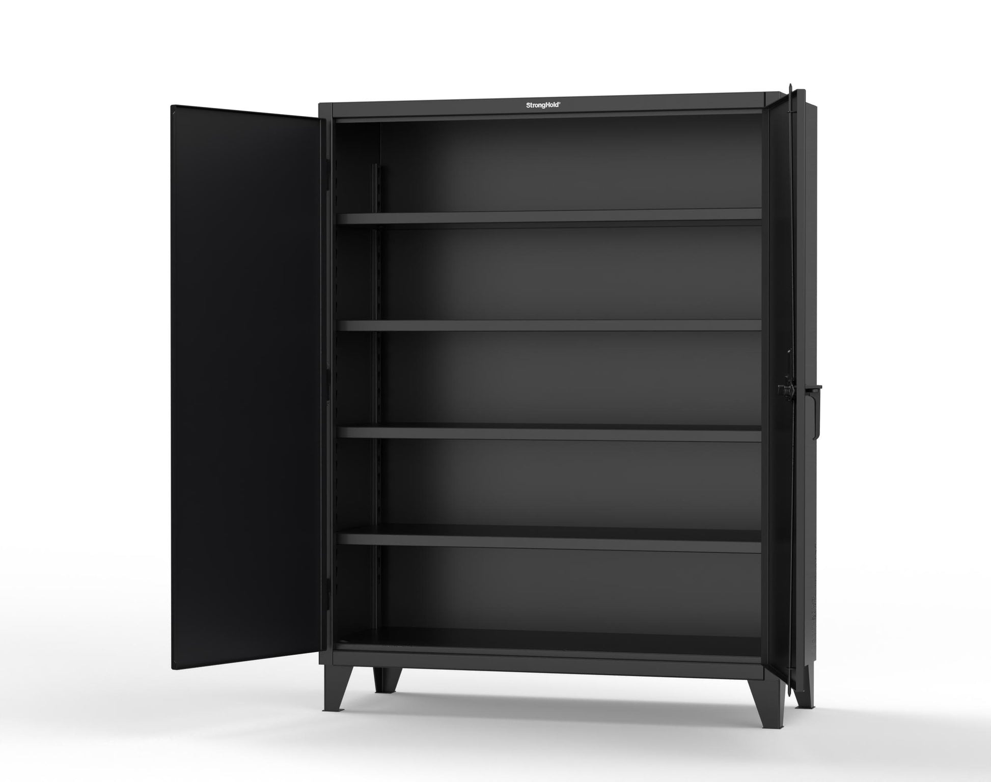 Extreme Duty 12 GA Cabinet with Keypad, 4 Shelves - 60 In. W x 24 In. D x 78 In. H - 56-244-KP-9005