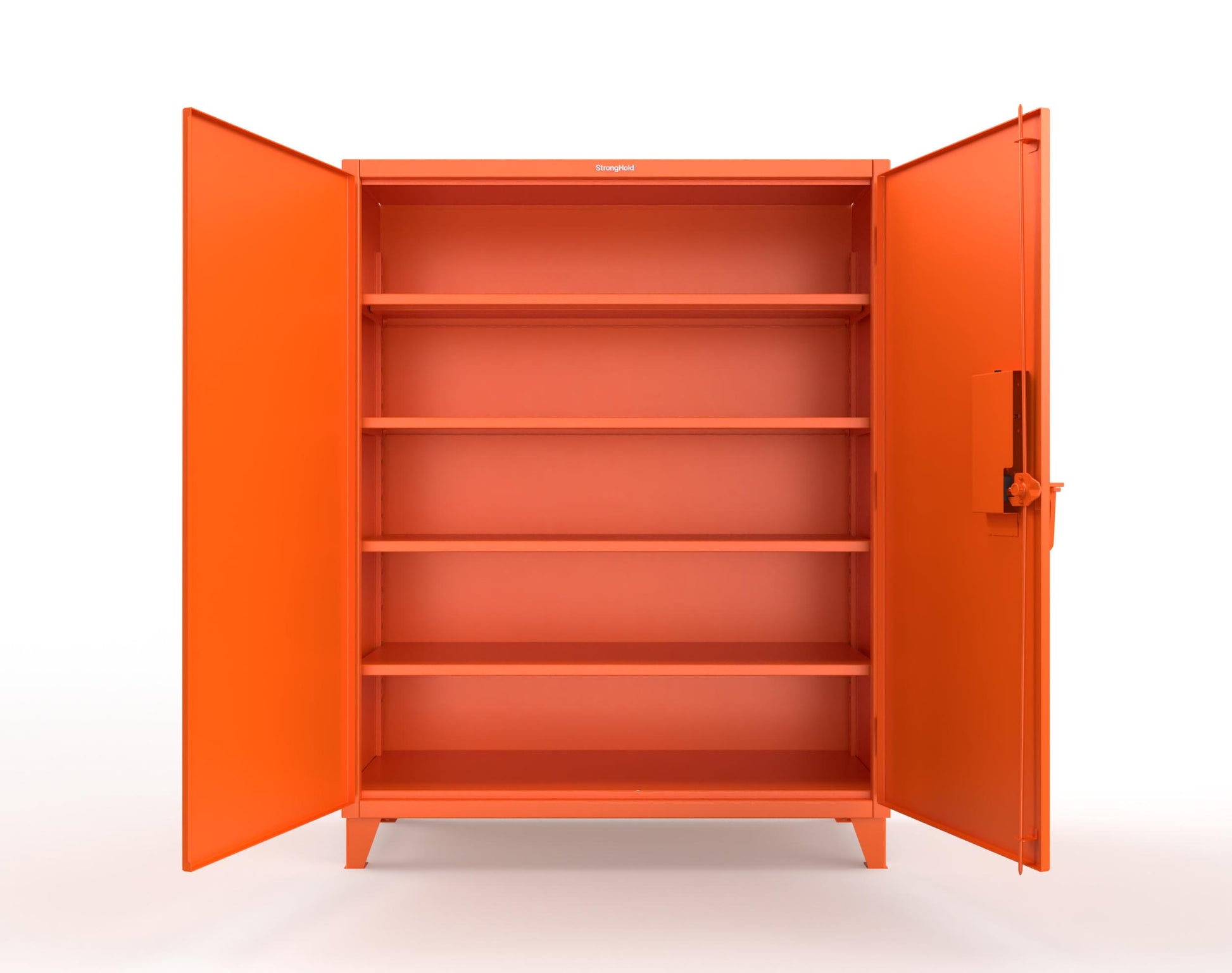 Extreme Duty 12 GA Cabinet with 4 Shelves Secured by Electronic Lock & Card Reader (HID iClass) - 60 In. W x 24 In. D x 78 In. H - 56-244-PI-2009