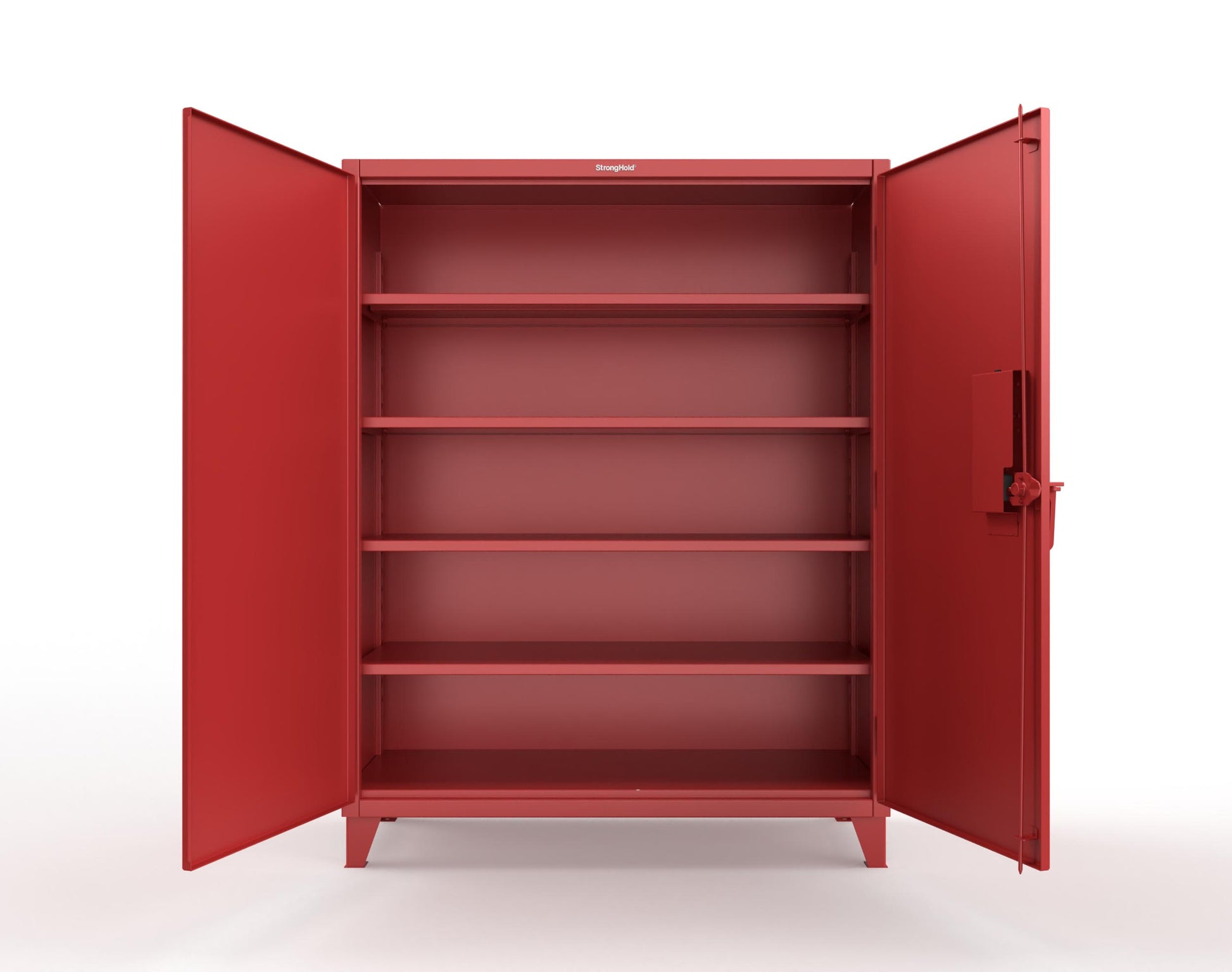 Extreme Duty 12 GA Cabinet with 4 Shelves Secured by Electronic Lock & Card Reader (HID iClass) - 60 In. W x 24 In. D x 78 In. H - 56-244-PI-3001