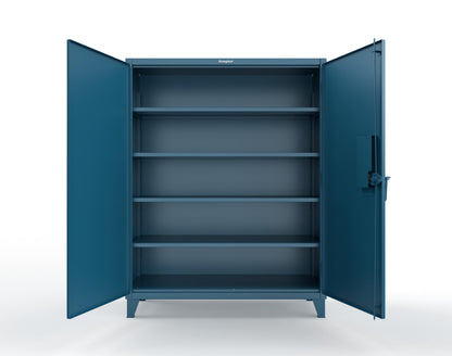 Extreme Duty 12 GA Cabinet with 4 Shelves Secured by Electronic Lock & Card Reader (HID iClass) - 60 In. W x 24 In. D x 78 In. H - 56-244-PI-5001